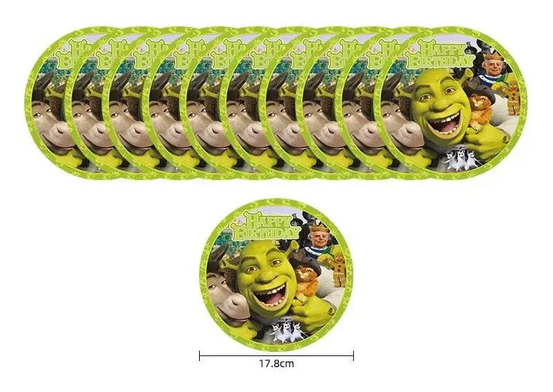 Баннер Шрек для дня рождения