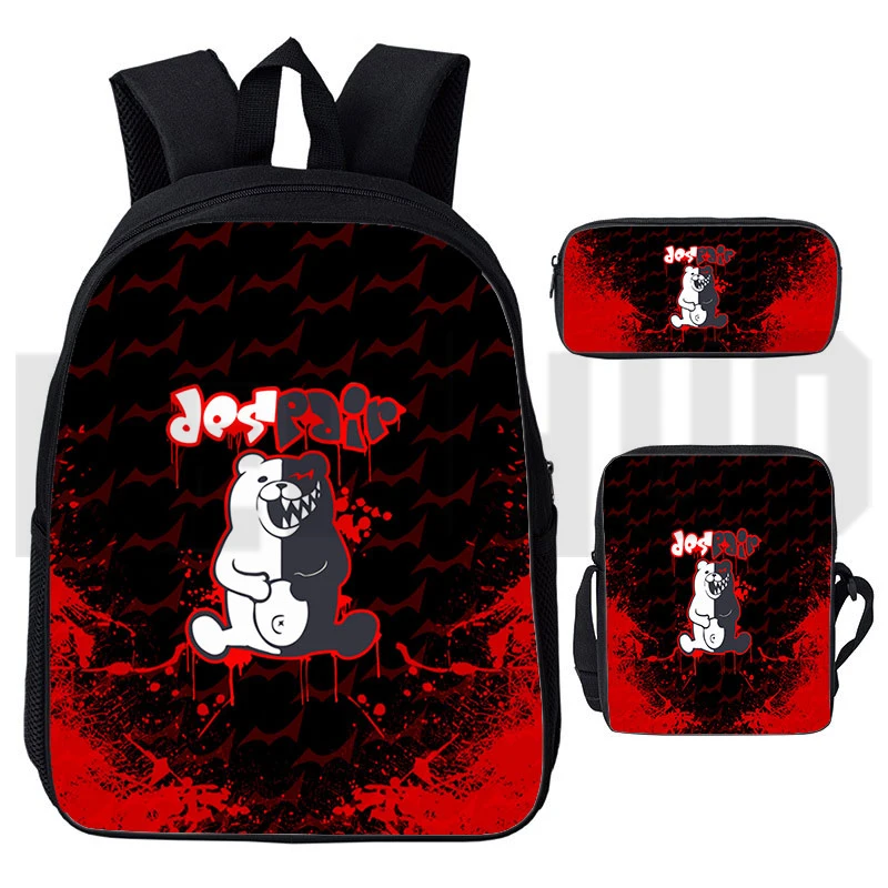 

Hot Japan Anime Danganronpa Backpack Bookbag Laptop Backpack College Backpack Student Schoolbag Women Travelbags 12/16 inch