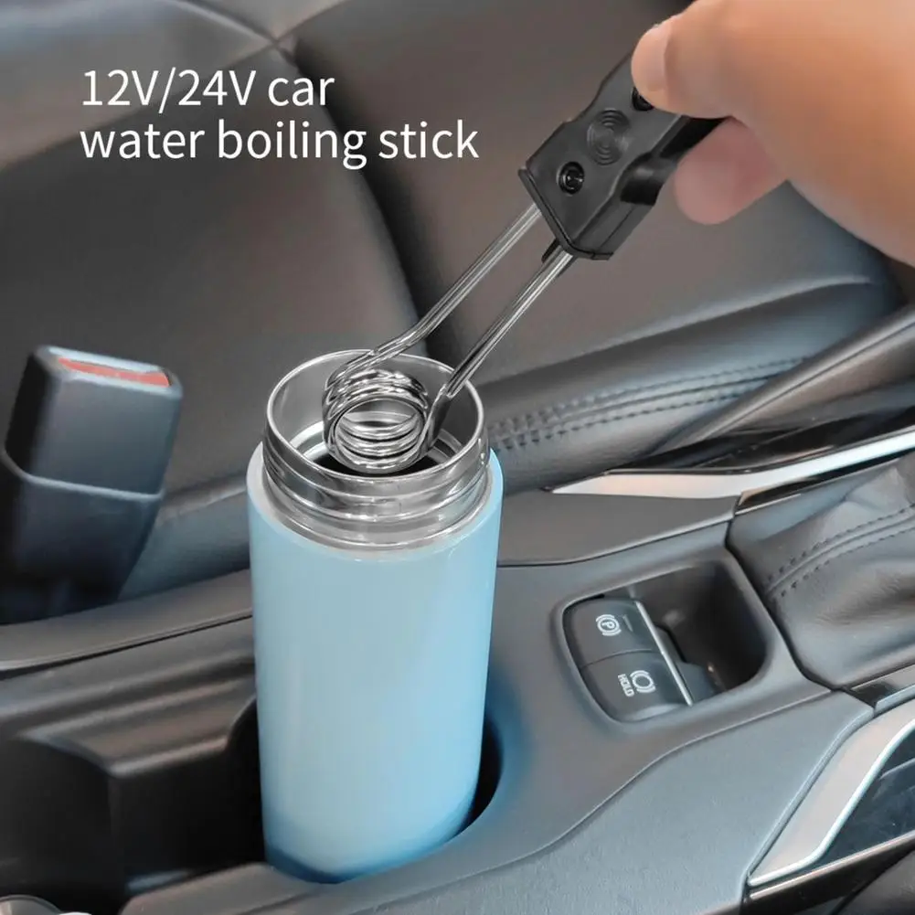 

12V 24V Car Immersion Heater Portable High Quality Warmer Durable Tea Coffee Fashion Water Heater Auto Electric Safe Q7T3