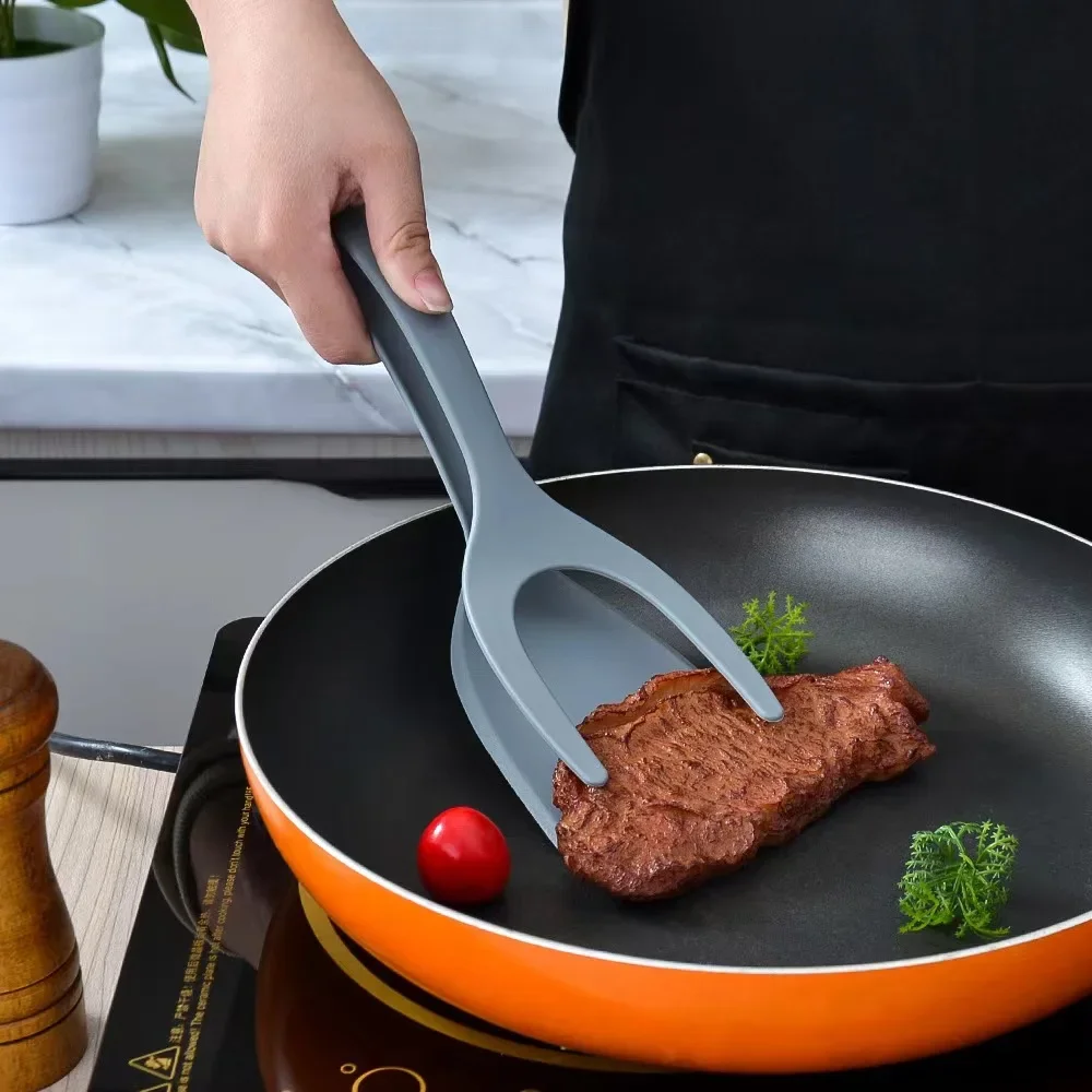Нейлоновый шпатель для жарки зажим кухонной утвари с зажимом стейка бытовой