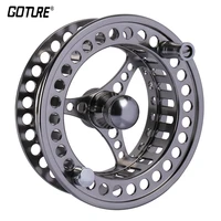 goture brand 34 56 78 910 fly fishing reel cnc mechine fly fishing wheel aluminum alloy spool pesca