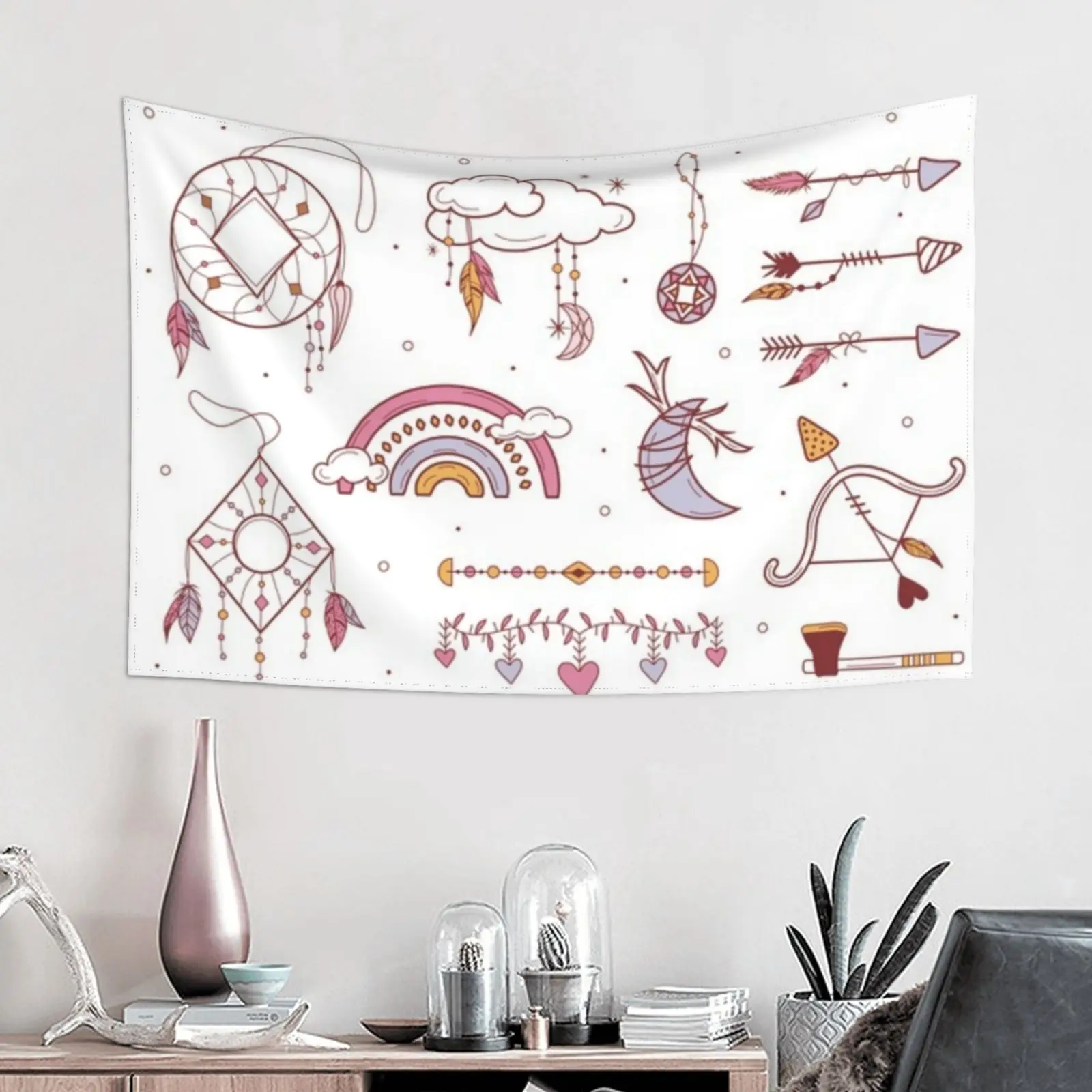 

60 inch x 40 inch Bohemian Tapestry Living Room Decoration Room Divider