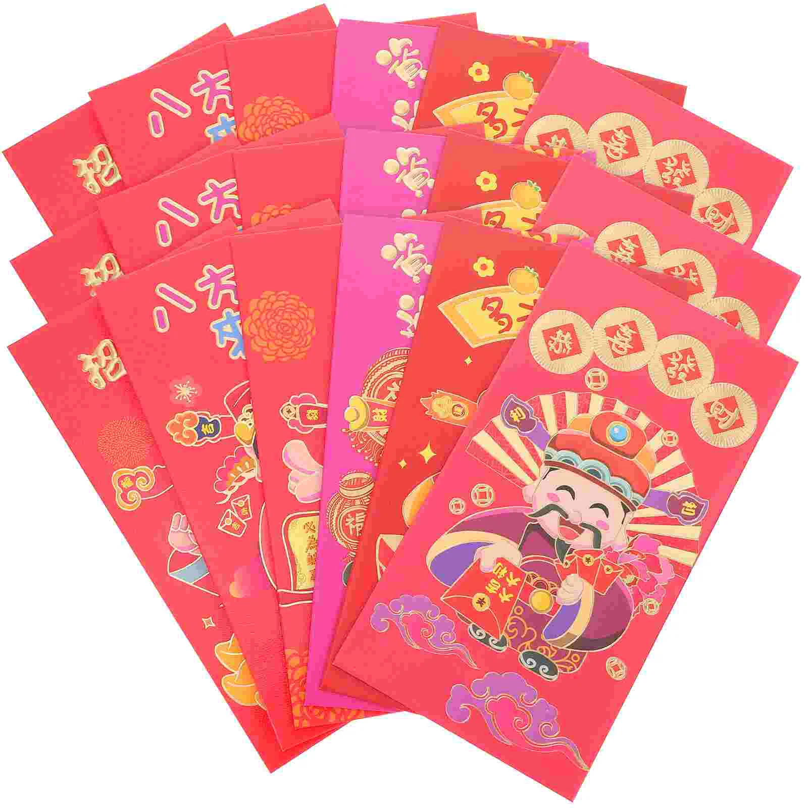 

Red Money Chinese Packets Envelopes Year Rabbitspring Festival Pocket New Envelope Traditional Zodiac Fortune Packet Wedding