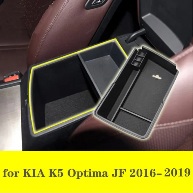 

Для KIA K5 Optima JF 2016-2019 2020-2022 автомобильный подлокотник ящик для хранения центральная консоль держатель для перчаток органайзер лоток аксессуары