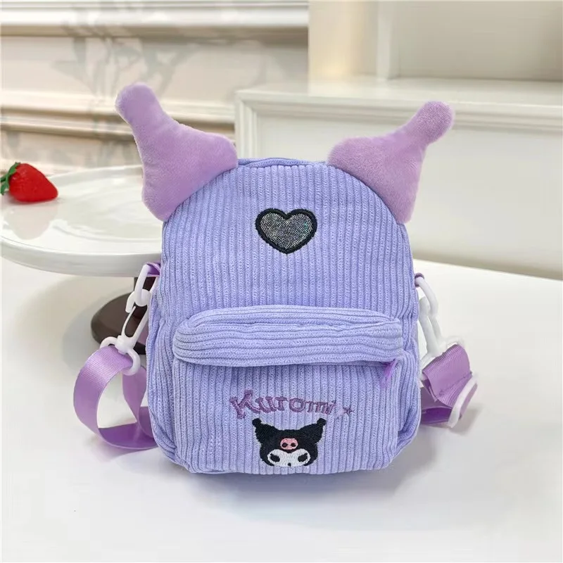 Sanrio Kuromi сумка-мессенджер Miniso аниме мультфильм милый Коричный мой Мелодия