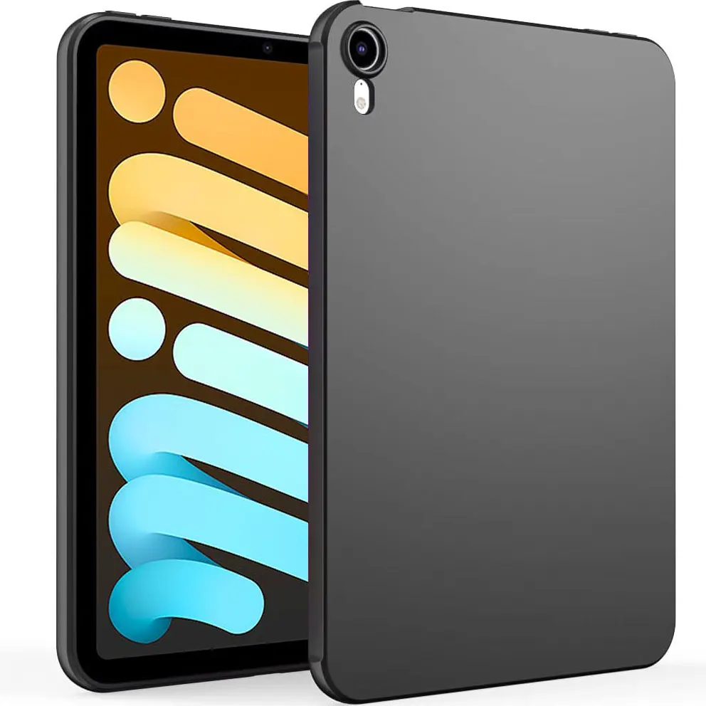 Чехол для планшета Apple iPad mini 7 8 3 дюйма 2024 A2995 A2996 черный гибкий силиконовый