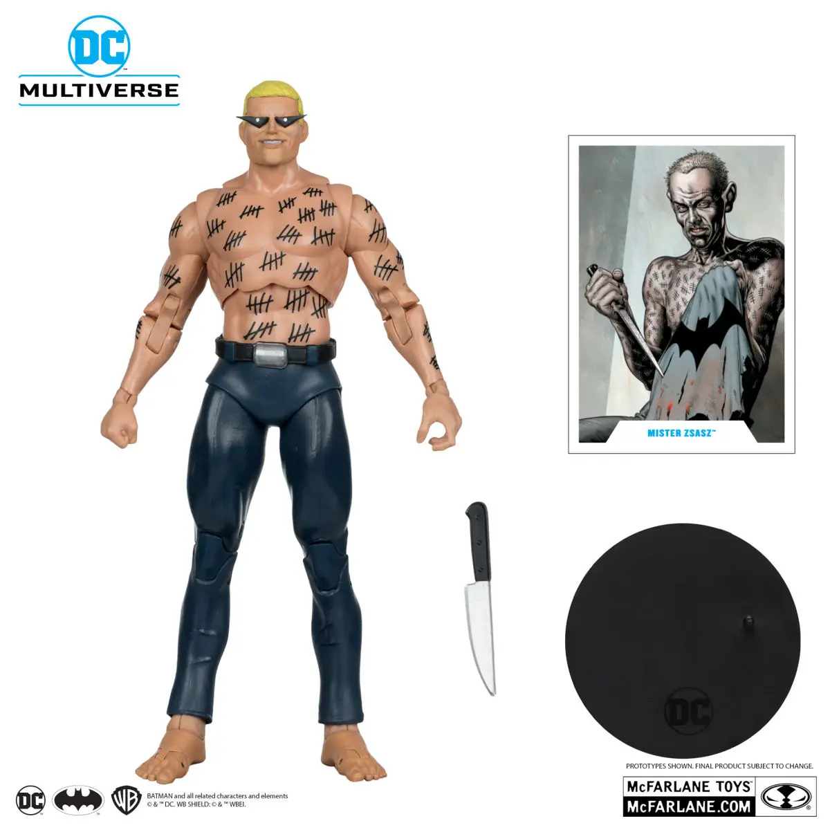 7-дюймовый Mcfarlane Dc Multiverse Mister Zsasz экшн-фигурка коллекция игрушек модель куклы
