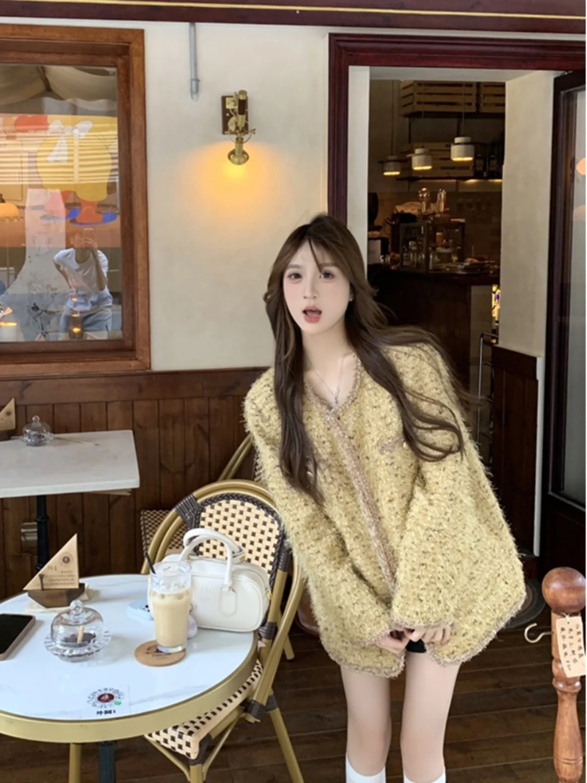 Qianjin изящная тканая верхняя одежда для тяжелой промышленности с длинными