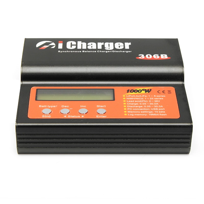 

iCharger 306B 1000W 30A 1-6S DC Lipo Battery Balance Charger