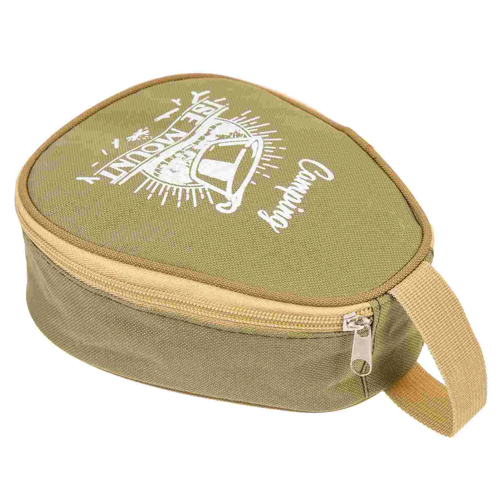 

Cutlery Storage Picnic Cup Bowl Flatware Tableware Outdoor Camping Organizer Holder Canvas Utensil Hanging Organizer， Travel