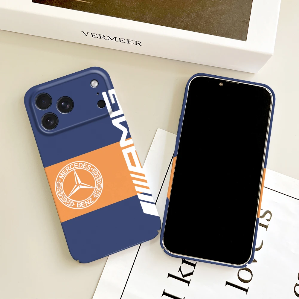 Фото Чехол A-AMG-ES для iPhone 17 16 15 14 13 12 11 E Plus Pro Max Mini M-MercedesES, глянцевый, HD, жесткий, с защитной пленкой №2