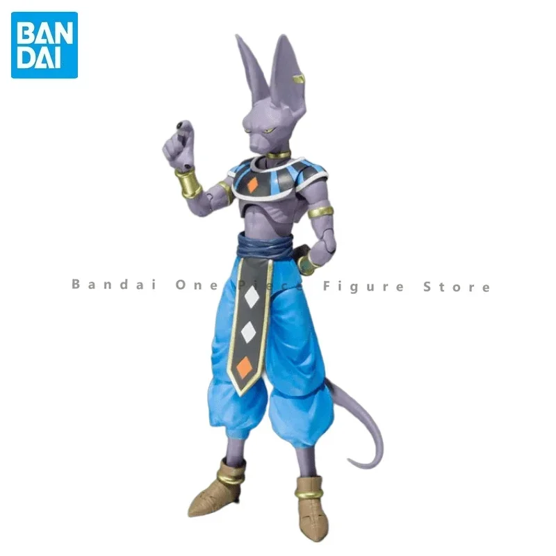 В наличии оригинальная SHF Bandai Dragon Ball Super Beerus экшн-фигурка анимационная игрушка