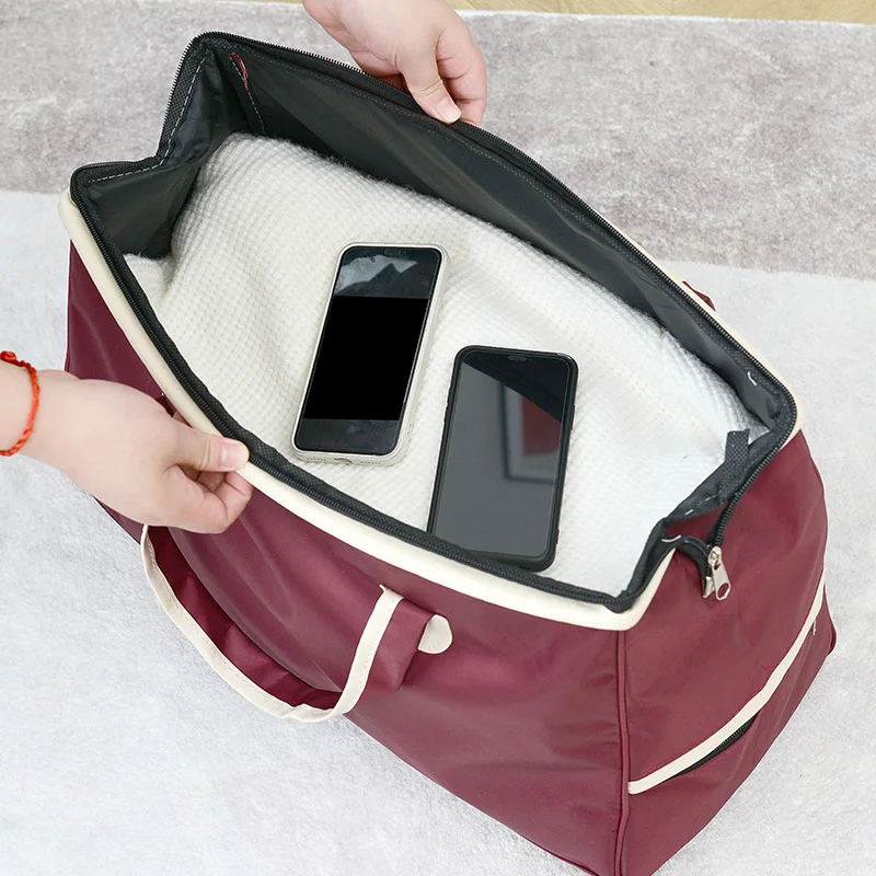 Collapsible Travel Duffel Bag High Capacity Waterproof Clothes Storage Package Move Sundries Organize Handbag Accessorie Supplie