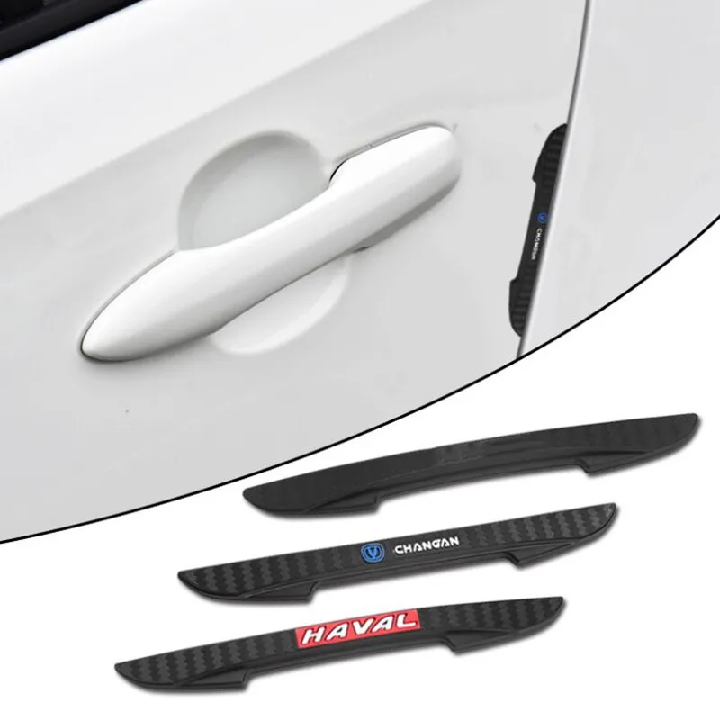 4 шт. автомобильный резиновый бампер боковая дверь Защитная Наклейка для Hyundai Santa