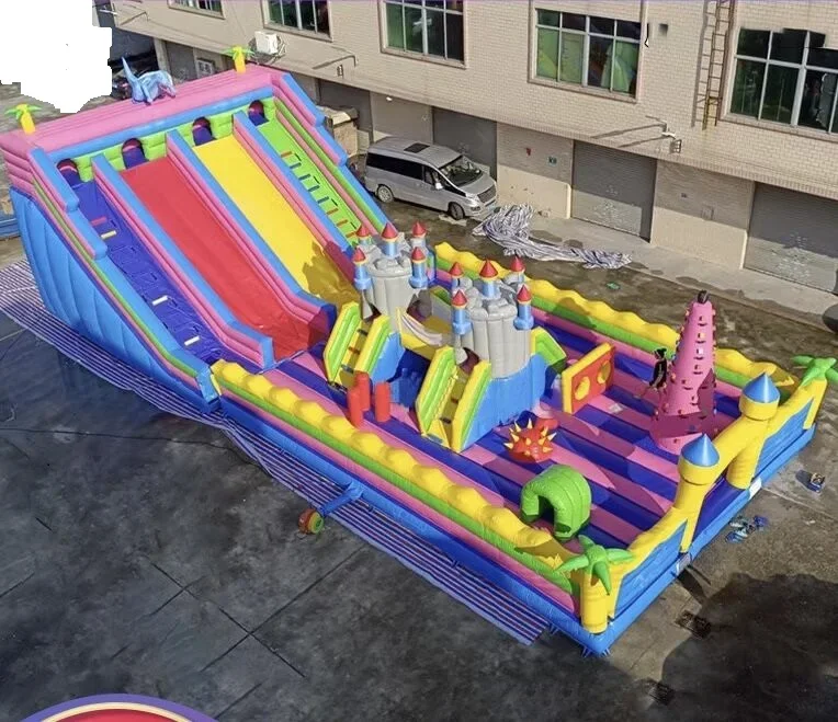 Парк надувной тематический парк замок для взрослых