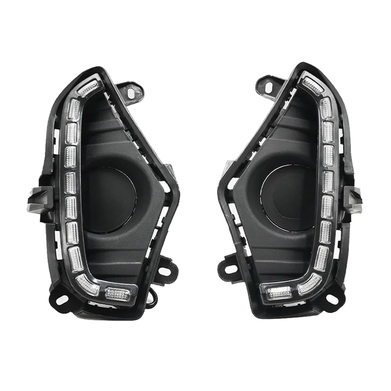 

For 2019-2021 LED Turn Signal Fog Light DRL Daytime Running (Three Colors)