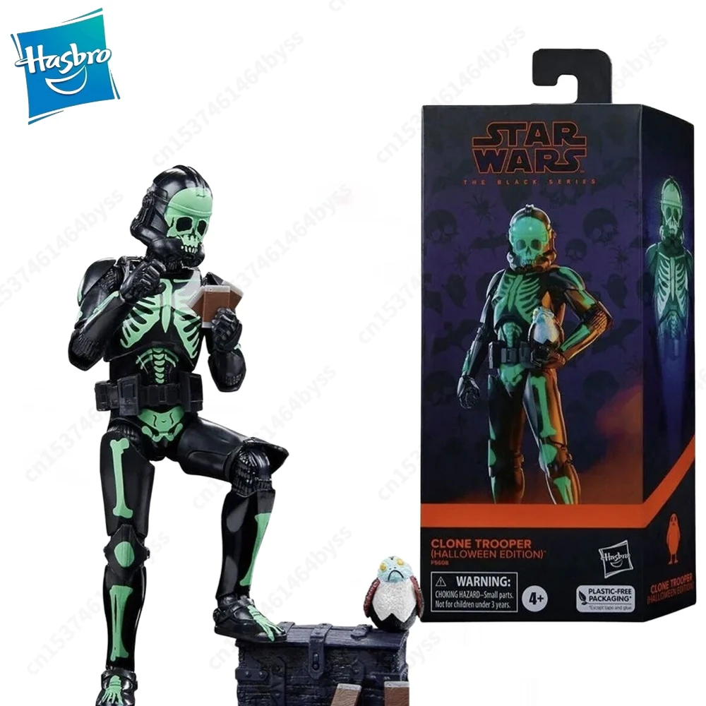 

In Stock Hasbro Star Wars The Black Series Clone Trooper Target Halloween Edition Action Figure Model Toy Collection Hobby Gift