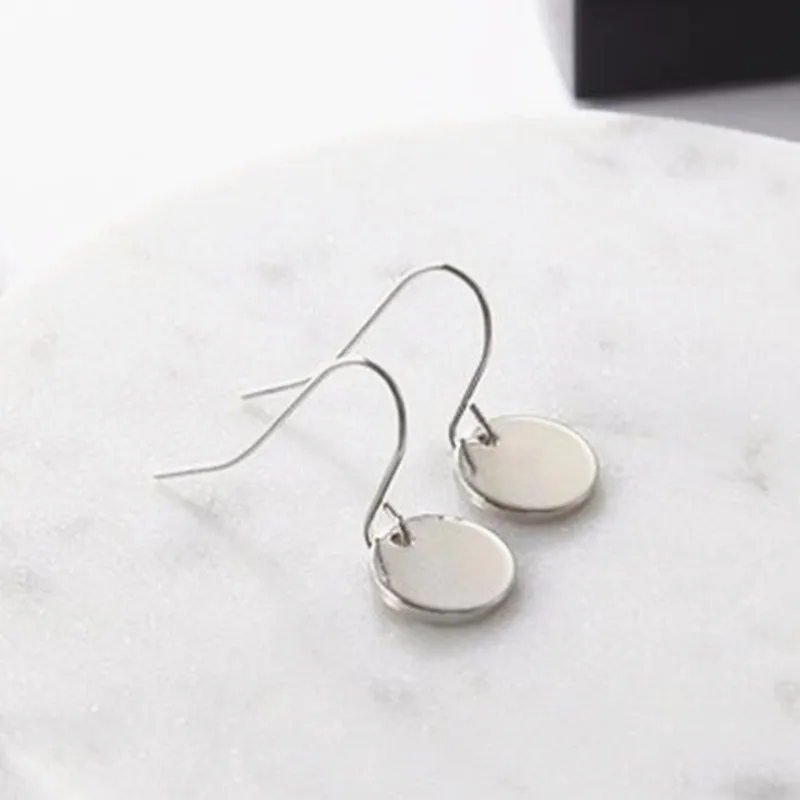 2024 новые дешевые европейские и американские милые круглые серьги-гвоздики для