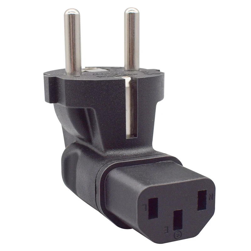 10 шт. C13 EU Розетка IEC 320 к ЕС евро 4 8 мм Разъем Удлинитель Преобразовательная вилка