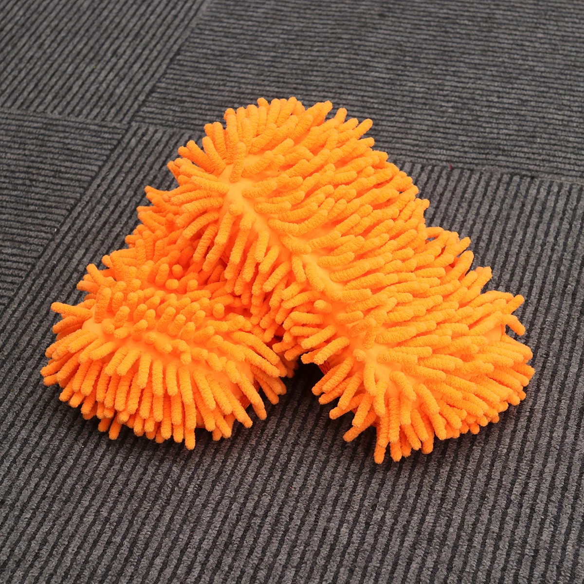 

2pcs Ultrafine Fiber Chenille Car Wash Gloves Brushes Microfiber Car Motorcycle Washer Car Care Cleaning Brushes(Orange)