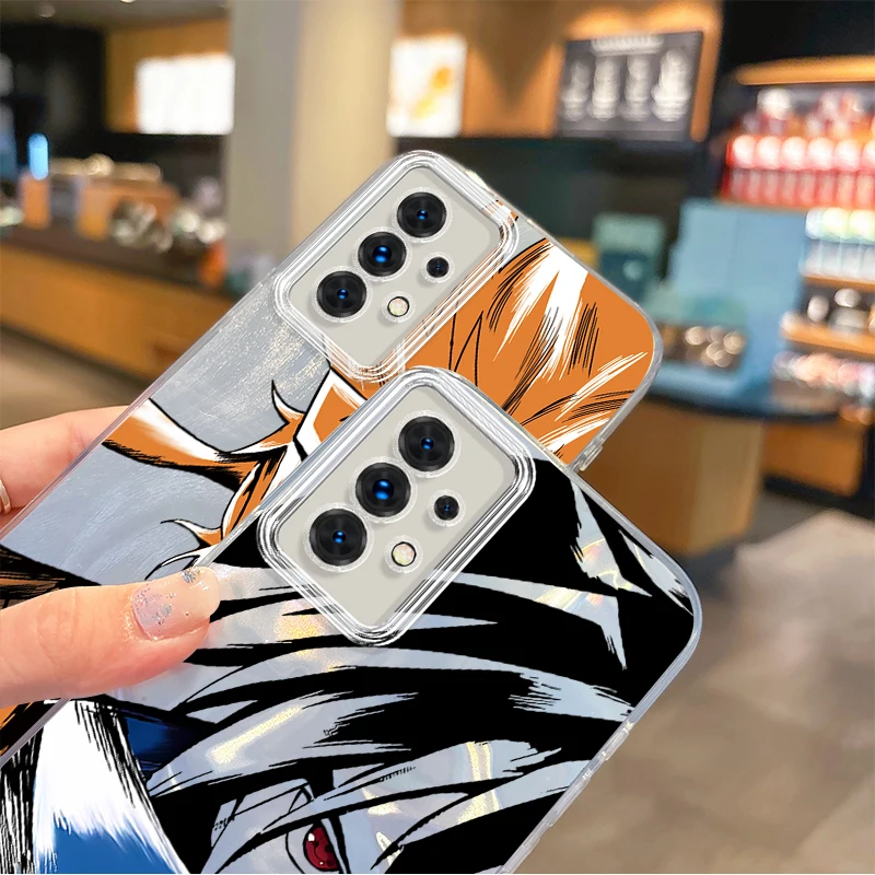 Новый аниме чехол для телефона N-Narutos Samsung Galaxy S24 S23 S22 S21 Plus Ultra A73 A72 A71 A55 A54 A53 жесткий