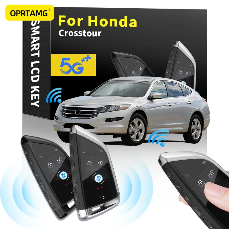 

Пульт дистанционного управления, ЖК-дисплей для бесключевого автомобиля с умным ключом для Honda Crosstour 2000 2001 2002 2003-2018 2019 2020 2001 2002