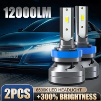 car headlight h4 led h7 h1 h11 h8 h3 9005 hb3 9006 hb4 h9 bulb canbus csp 3570 chip 6000k 12000lm 12v auto headlamp fog lamp