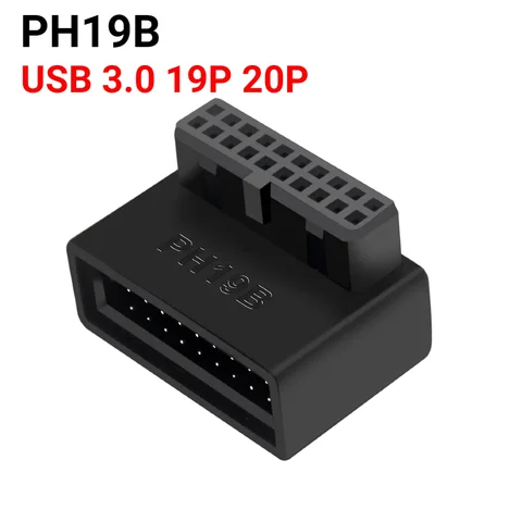 ALLOYSEED Адаптер разъема материнской платы USB 3.0 90 градусов