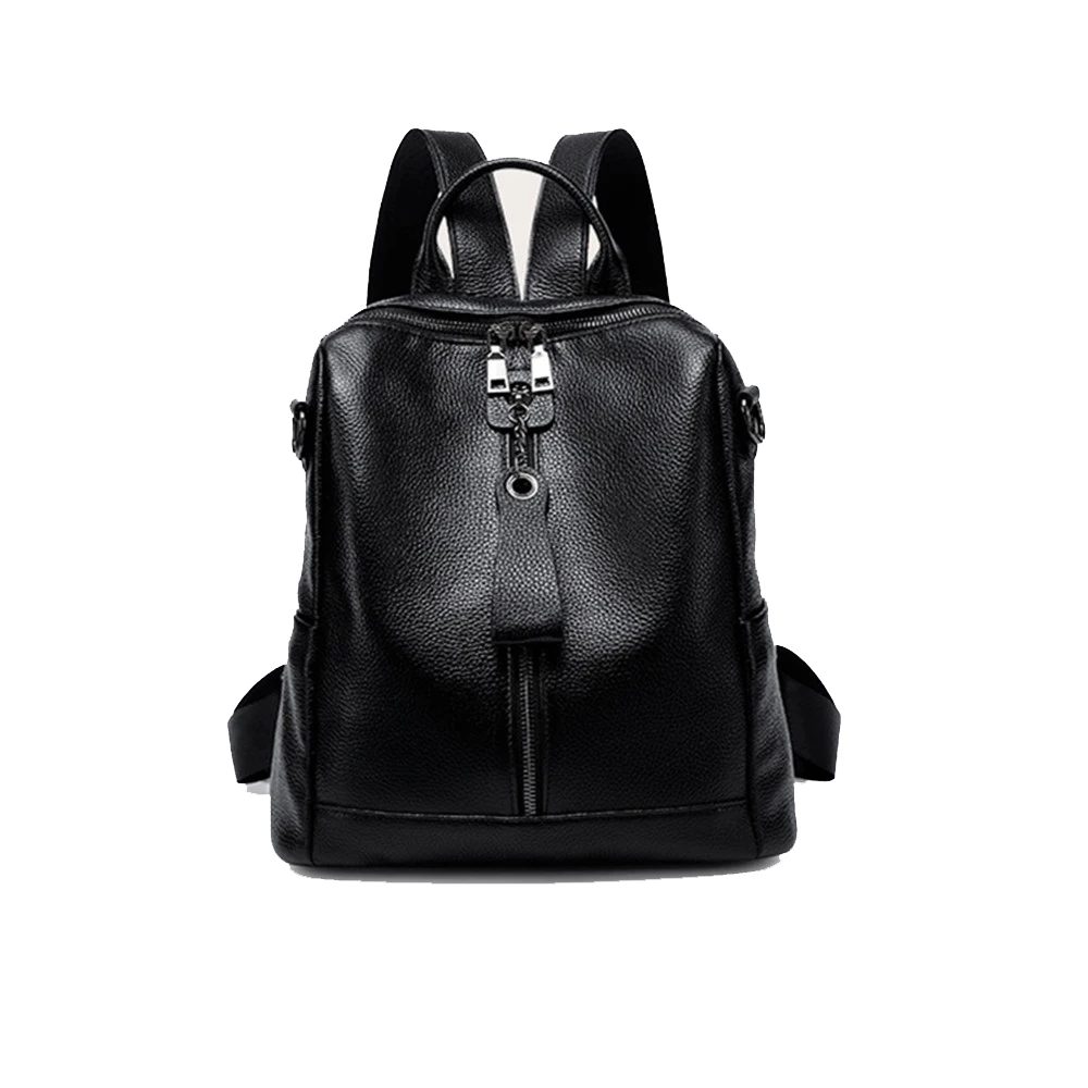 

Fashion Soft Genuine Leather Large Women Backpack High Quality Ladies Casual Travel Bag Knapsack Schoolbag