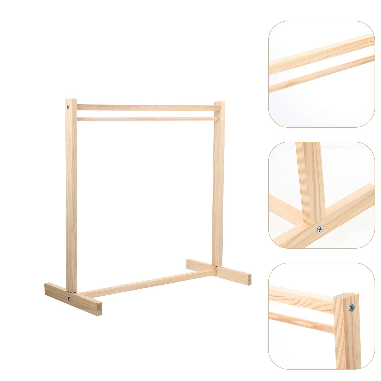 

Children's Clothing Rack Clothes Storage Garment Holder Wood Dress Hanger 's