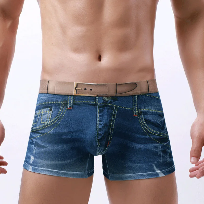 3PCS Boxer Homme Men Underwear Boxer Man UnderWear Shorts Men Panties Underwear Boxers for Men Breathable Print Cotton Low-waist