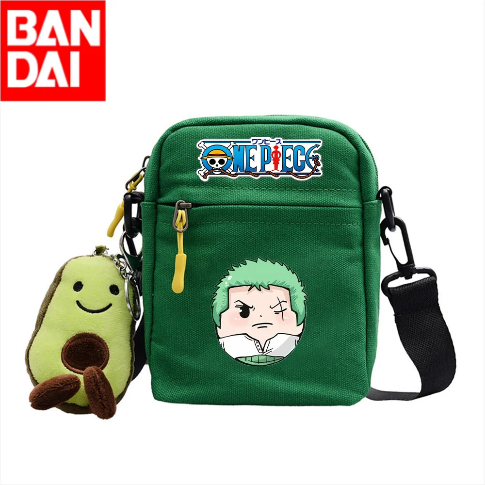 

Bandai Anime One Piece Luffy Backpack Student Diagonal Bag Small Square Bag Cartoon Children's Backpack Schoolbag Boys and Girls