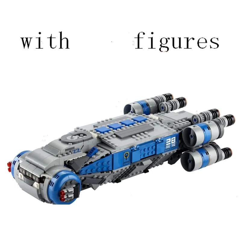 

DIY IN STOCK Battle Resistance I-TS Transport Fighters Droid Space Compatible with 75293 Building bricks toys for kids gifts