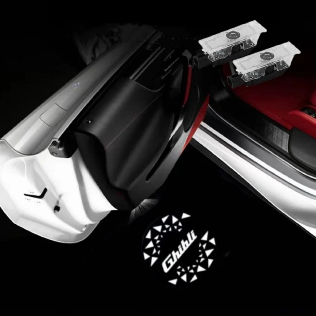 Дверь автомобиля лампа приветствия проектор призрачная тень для Maserati Ghibli 2020 2021