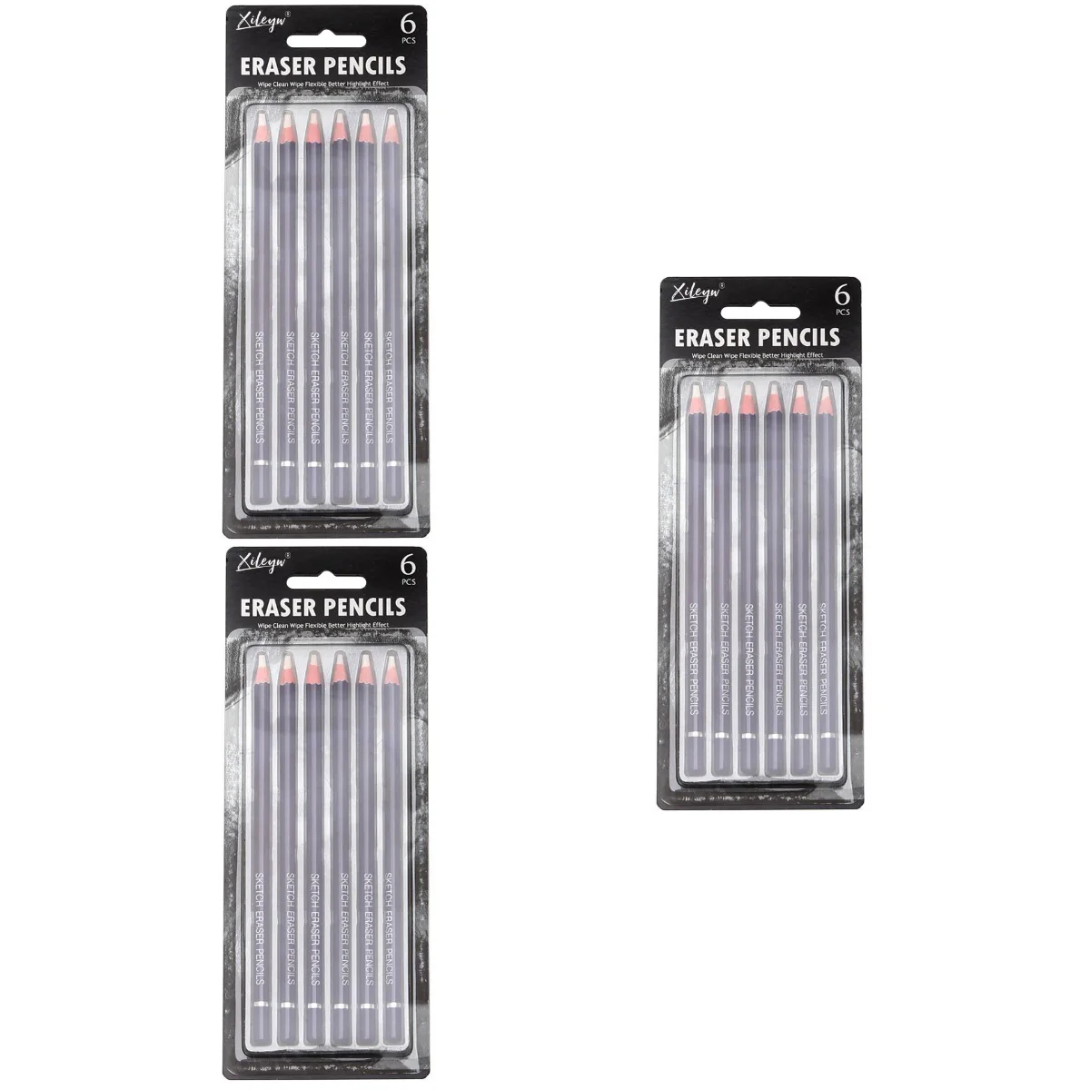 

Ластик резиновый эскизный в виде ручки для студентов, 18 шт.