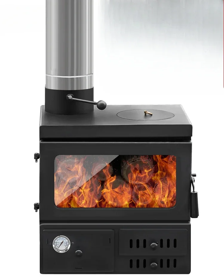 Древесный камин настоящий огонь для отопления дрова домашнего использования