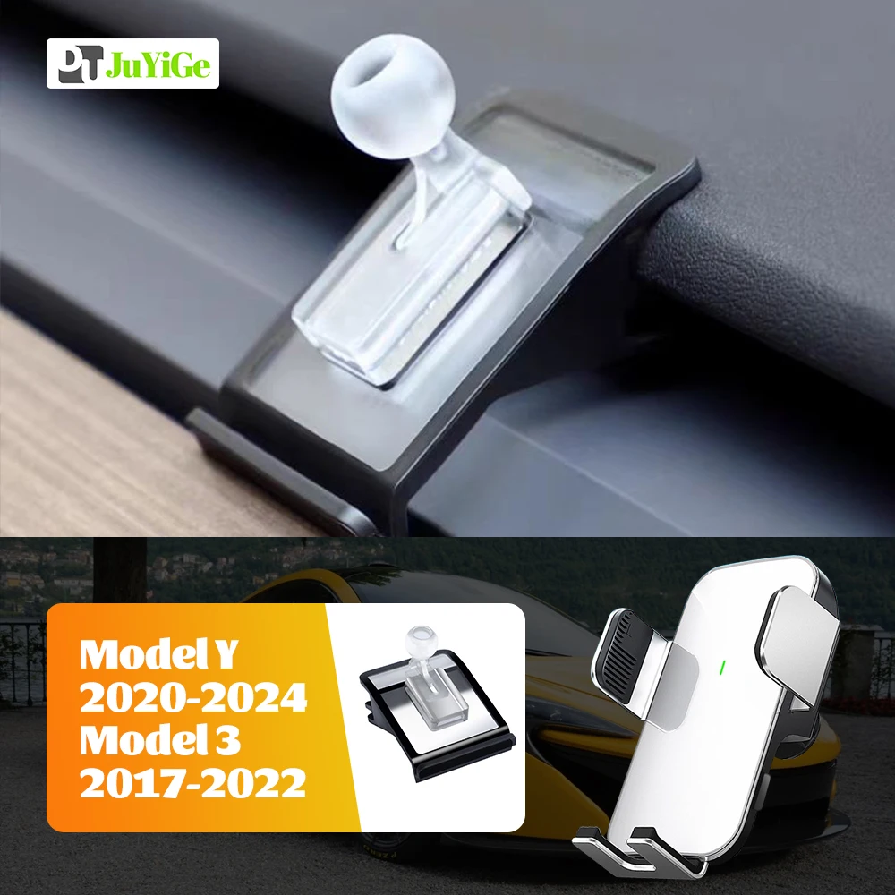 Для Tesla Model Y 2020-2024 3 2017-2022 2018 2019 2020 2021 Автомобильная подставка для телефона