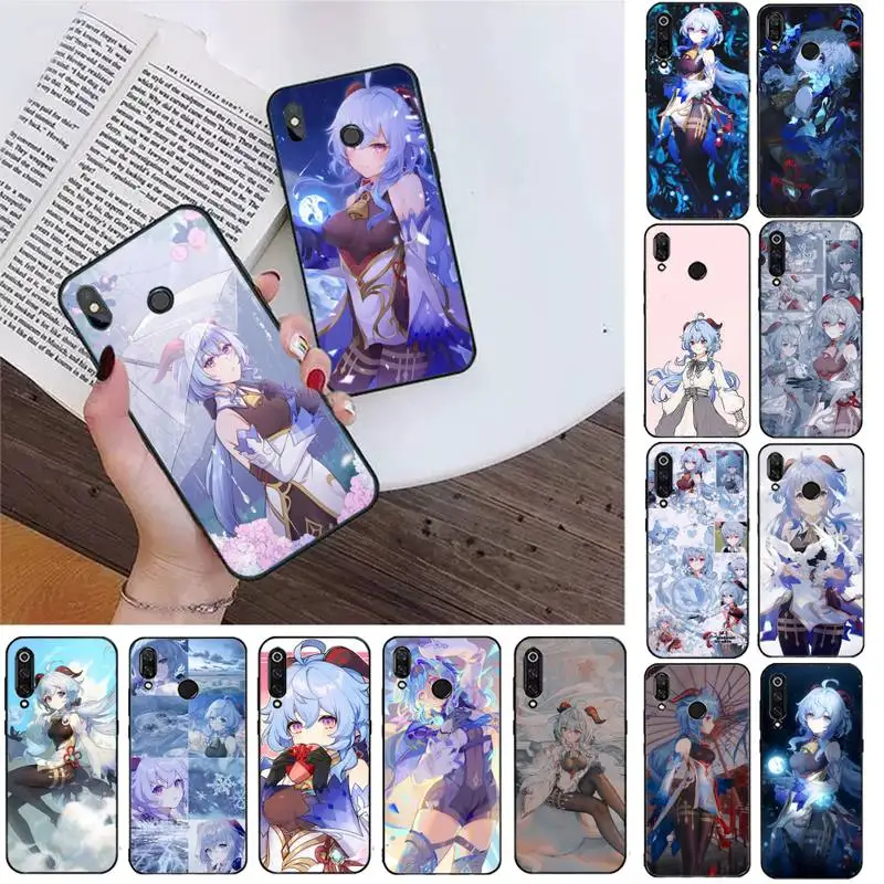 

FHNBLJ Genshin Impact Ganyu Phone Case For Redmi K20 4X GO for Redmi 6pro 7 7A 6 6A 8 5plus note 9 pro Capa