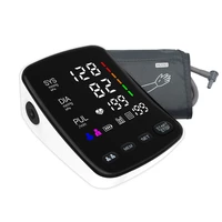 home health care digital lcd upper arm blood pressure monitor heart beat meter machine tonometer for measuring automatic 2022