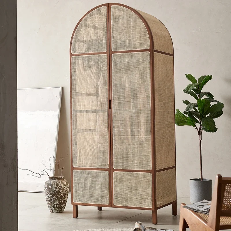 Открытые шкафы Armoire комодные ящики двойной шкаф для одежды портативный