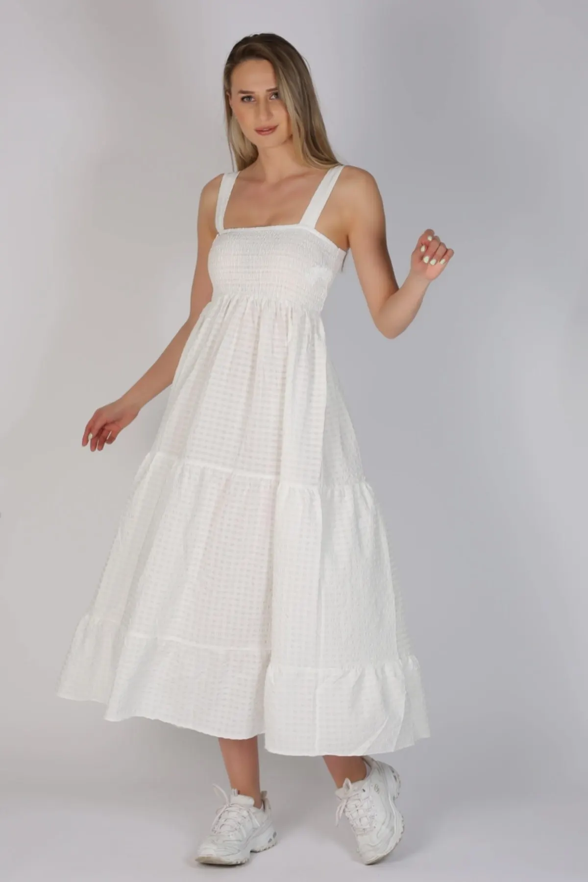 

Women's Dress Frilly Loose Elegant Fashion Summer Spring Casual Short Sleeve Stretch Casual Short Sleeve Stretch Comfortable Boho Dress