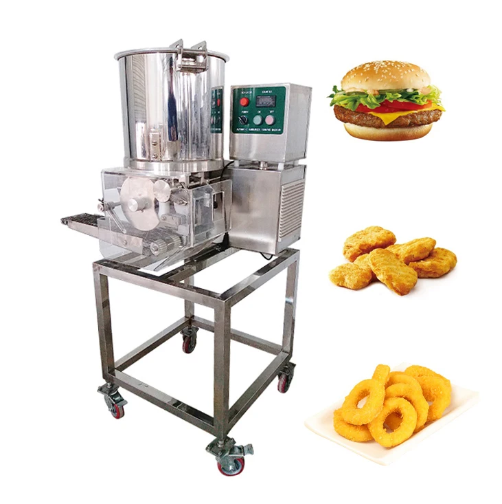 

Low cost beef patty making machine nugget forming machine