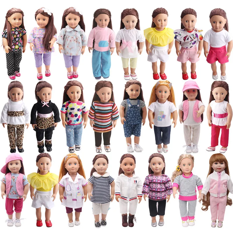 

25 видов на выбор 1, новый ковбойский костюм подходит для американской куклы 18 дюймов кукольная одежда, аксессуары для кукол, подарки на день ...