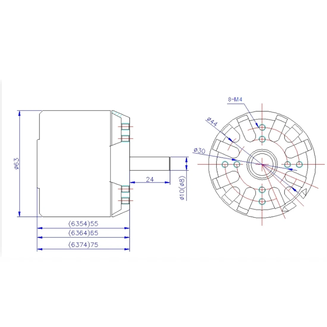 Бесщеточный семейный для электрического велосипеда/скейтборда BLDC ременной