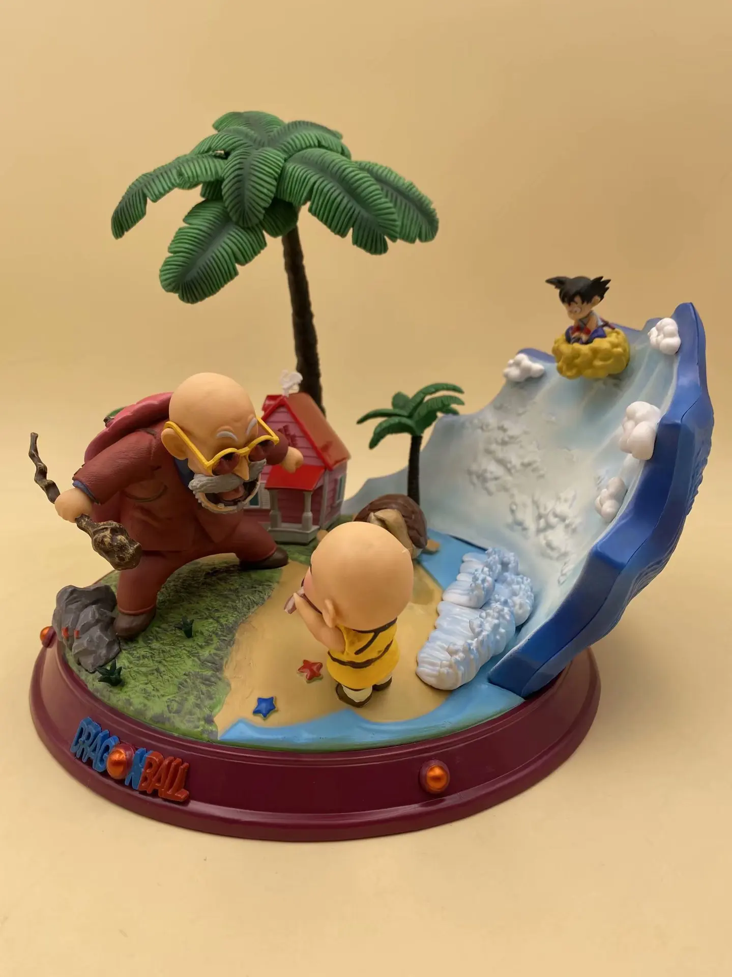 Фигурка аниме Dragon Ball Gk Master Roshi Krillin Childhood Son Goku Apprentice Scene Коллекция ПВХ Модель