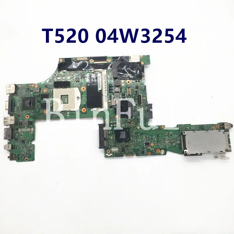 Mainboard For Lenovo ThinkPad T520 T520i Laptop Motherboard 04W3254 04W3256 04W3255 NVS 4200M QM67 1GB GPU DDR3 100% Full Tested