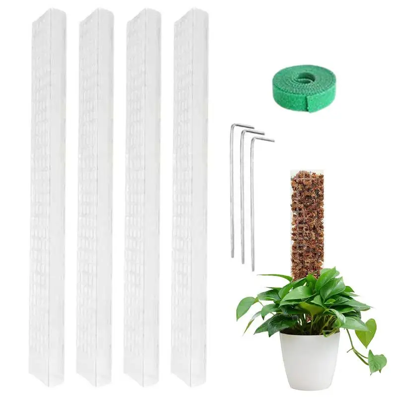 

Plant Support Pole 24 Inch Moss Pole Plant Stakes Plant Support Stick Plant Poles For Indoor Climbing Plants Monstera Sphagnum