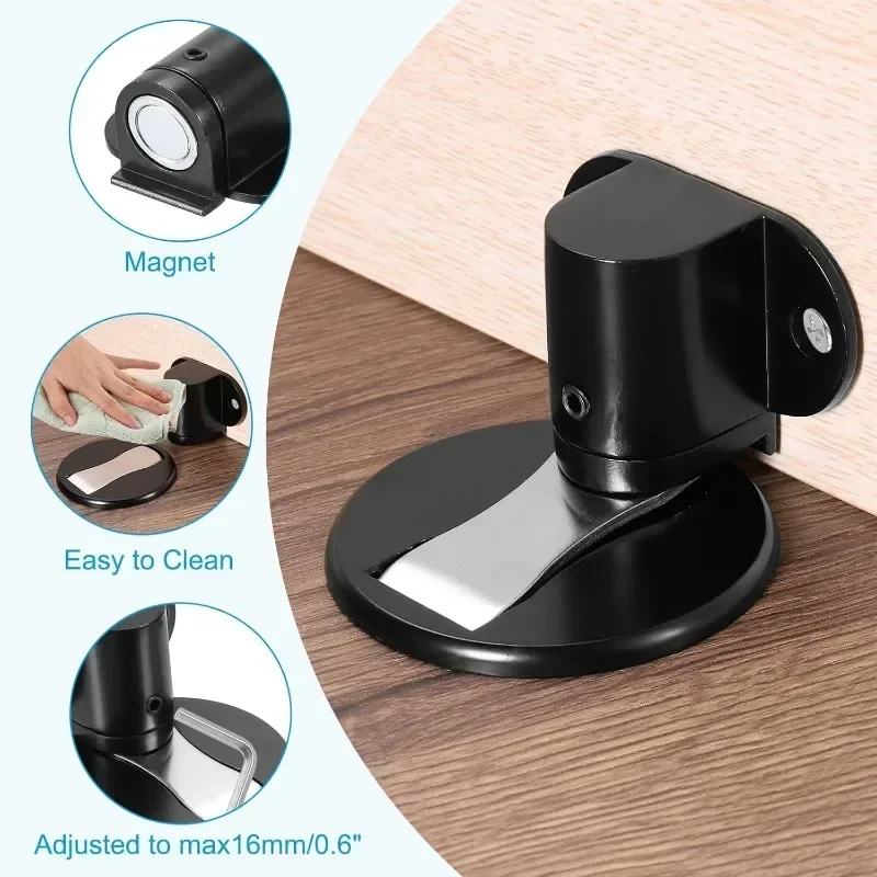 Прочный магнитный дверной ограничитель крепление из нержавеющей стали резистор