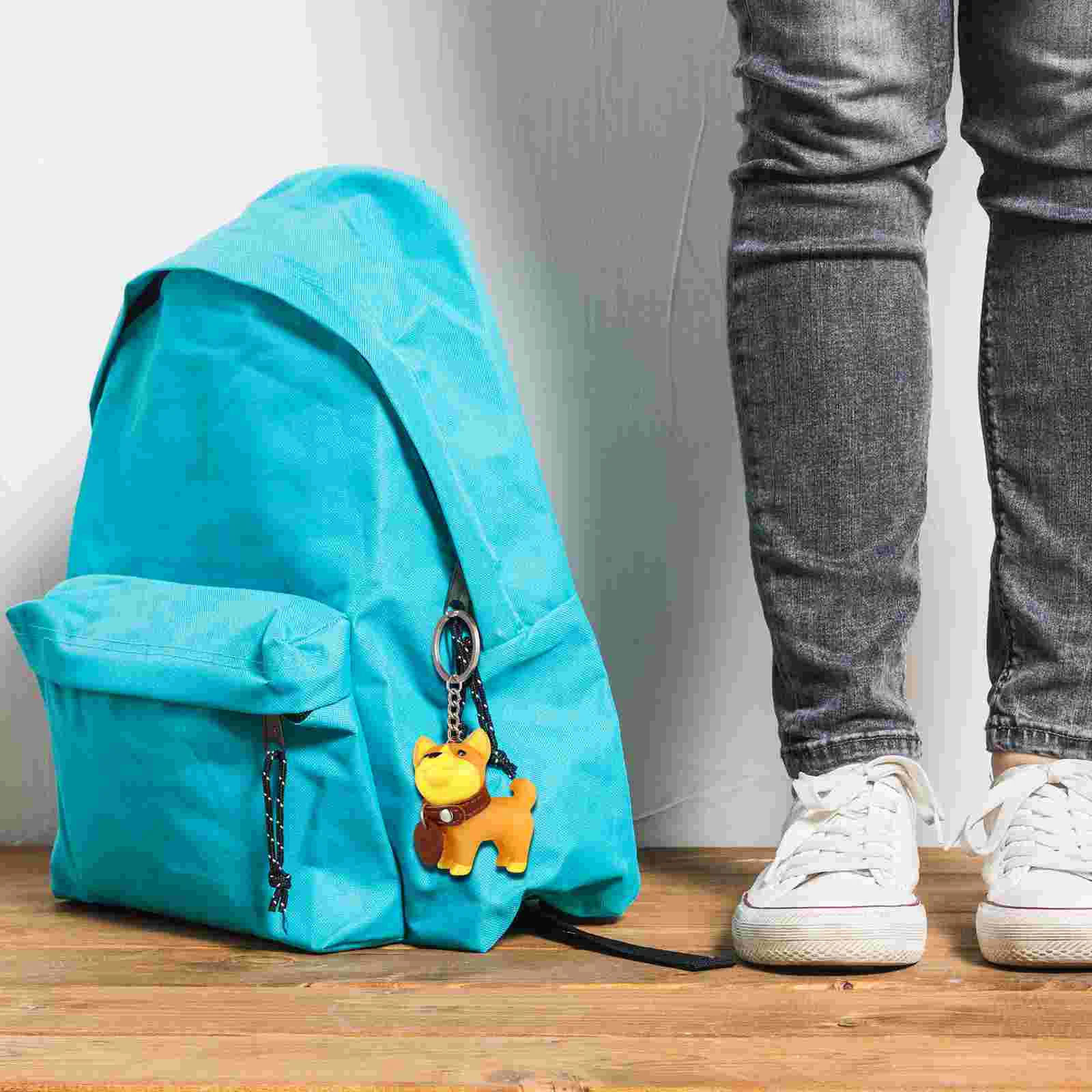 2Pcs Puppy Keychain Cartoon Pendant Keychain Keychain Charms Miniature Pendant Key Ring Car Key Chain for Kids Adults