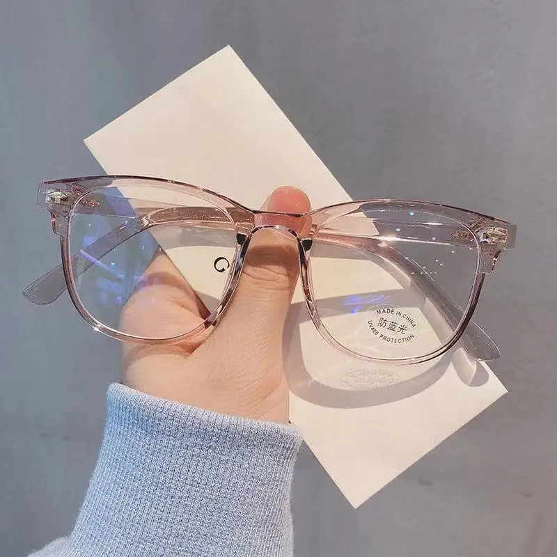 

Fashion Large Frame Anti-blue Light Glasses for Women Men's Blue Light Blocking Computer Glasses Retro Clear Eye Glasses